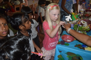 Anika Visiting Hope Preschool In Sri Lanka